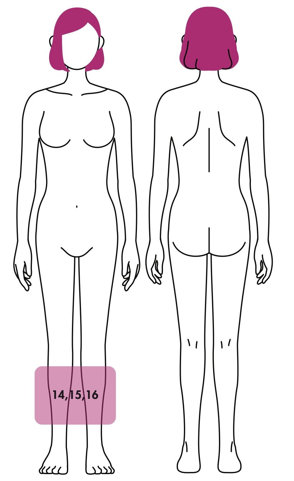 Area treatment stretch mark: Lower Legs
